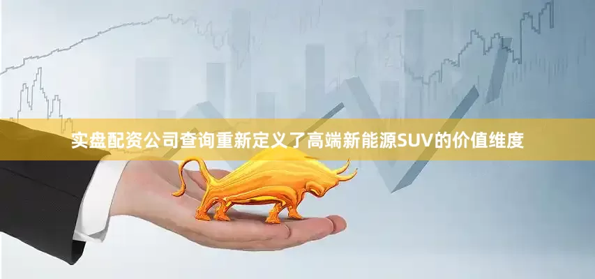 实盘配资公司查询重新定义了高端新能源SUV的价值维度